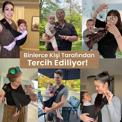 Ninova Baby Bel Destekli Sling Bebek Kangurusu